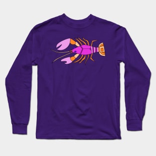 Violet Lobster Long Sleeve T-Shirt